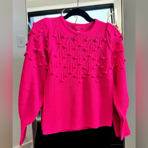 Lilly Pulitzer Neuve Sweater Hyper Pink XXS - Picture 2 of 2